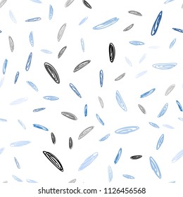 Light BLUE vector seamless template with circles. Abstract illustration with colored bubbles in nature style. Pattern can be used for beautiful websites.