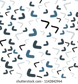 Light BLUE vector seamless  template with abstract circles. Creative geometric illustration in marble style with gradient. Textured wave pattern for backgrounds.