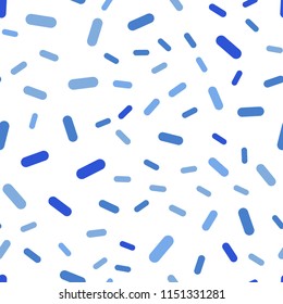 Light BLUE vector seamless template with repeated sticks. Lines on blurred abstract background with gradient. Pattern for your busines websites.