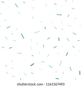 Light BLUE vector seamless template with repeated sticks. Glitter abstract illustration with colored sticks. Best design for your ad, poster, banner.