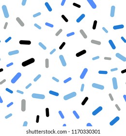 Light BLUE vector seamless template with repeated sticks. Lines on blurred abstract background with gradient. Template for your beautiful backgrounds.