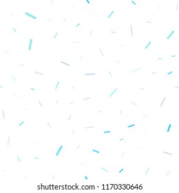 Light BLUE vector seamless template with repeated sticks. Modern geometrical abstract illustration with staves. The pattern can be used as ads, poster, banner for commercial.