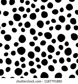 Light BLUE vector seamless template with spots. Colorful illustration with blurred circles in nature style. Pattern for design of fabric, wallpapers.