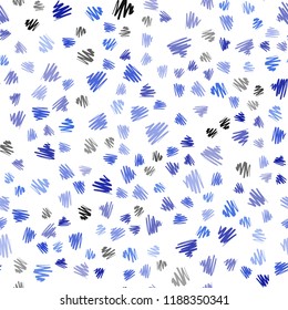Light BLUE vector seamless template with repeated sticks. Lines on blurred abstract background with gradient. Template for your beautiful backgrounds.