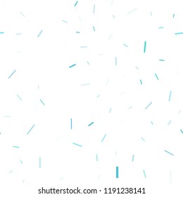 Light BLUE vector seamless template with repeated sticks. Decorative shining illustration with lines on abstract template. The template can be used as a background.
