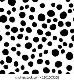 Light BLUE vector seamless template with spots. Glitter abstract illustration with blurred drops of rain. Template for business cards, websites.