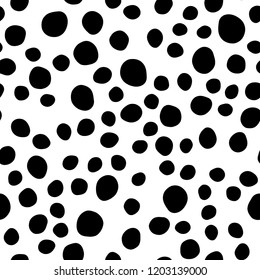 Light BLUE vector seamless template with spots. Modern abstract illustration with colorful water drops. Design for textile, fabric, wallpapers.