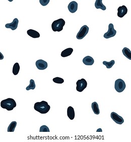 Light BLUE vector seamless template with circles. Illustration with set of shining colorful abstract circles. Template for business cards, websites.