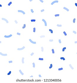 Light BLUE vector seamless template with bubble shapes. Geometric illustration in marble style with gradient.  The best blurred design for your business.