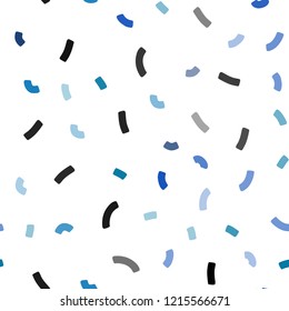 Light BLUE vector seamless template with abstract circles. Colorful illustration in abstract marble style with gradient. The best blurred design for your business.