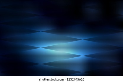 Light BLUE vector seamless template with crystals, rectangles. Rectangles on abstract background with colorful gradient. Pattern for trendy fabric, wallpapers.
