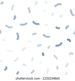 Light BLUE vector seamless template with lava shapes. Geometric illustration in marble style with gradient.  A completely new template for your business design.