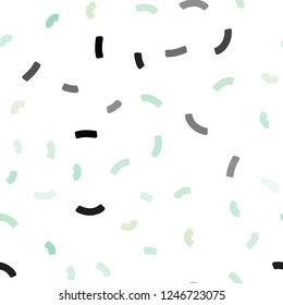 Light BLUE vector seamless template with bubble shapes. A completely new color illustration in marble style. A completely new memphis design for your business.