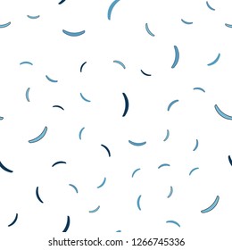 Light BLUE vector seamless template with lines. An elegant bright illustration with gradient. Pattern for your business design.