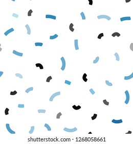 Light BLUE vector seamless template with bubble shapes. Colorful illustration in abstract marble style with gradient. A completely new template for your business design.