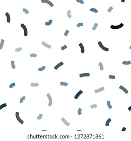 Light BLUE vector seamless template with abstract circles. A completely new color illustration in marble style. Brand new design for your ads, poster, banner.