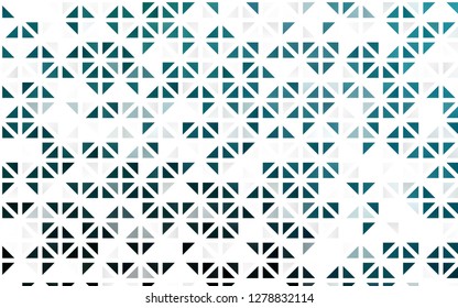 Light BLUE vector seamless template with crystals, triangles. Beautiful illustration with triangles in nature style. Template for business cards, websites.