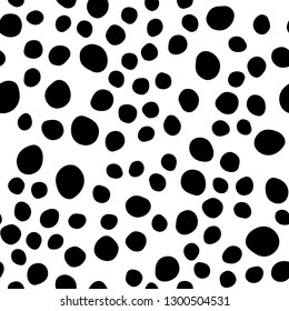 Light BLUE vector seamless template with spots. Blurred decorative design in abstract style with bubbles. Pattern for design of window blinds, curtains.