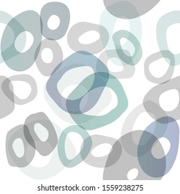 Light BLUE vector seamless template with spots. Modern abstract illustration with colorful water drops. Trendy design for wallpaper, fabric makers.