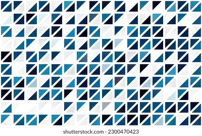 Leichte BLAU Vektor nahtlose Vorlage mit Kristallen, Dreiecken. Abstrakte Glitter-Illustration mit dreieckigen Formen. Muster für die Gestaltung von Fensterläden, Vorhängen.