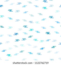 Light BLUE vector seamless texture with colored lines. Blurred decorative design in simple style with lines. The pattern can be used as ads, poster, banner for commercial.