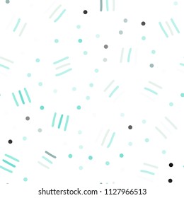 Light BLUE vector seamless texture with elements of lines. Illustration with repetition of lines on white background. Pattern for design of window blinds, curtains.