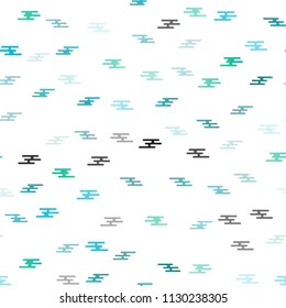 Light BLUE vector seamless texture with colored lines. Blurred decorative design in simple style with lines. The pattern can be used for busines ad, booklets, leaflets