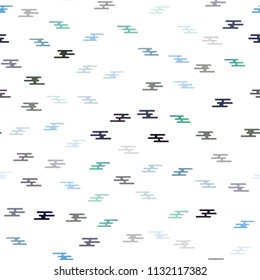 Light BLUE vector seamless texture with colored lines. Lines on blurred abstract background with gradient. Best design for your ad, poster, banner.