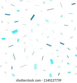 Light BLUE vector seamless texture in rectangular style. Abstract gradient illustration with rectangles. Pattern for commercials.