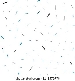 Light BLUE vector seamless texture with colored lines. Decorative shining illustration with lines on abstract template. The pattern can be used as ads, poster, banner for commercial.