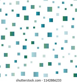 Light BLUE vector seamless texture in rectangular style. Decorative design in abstract style with rectangles. Smart design for your business advert.