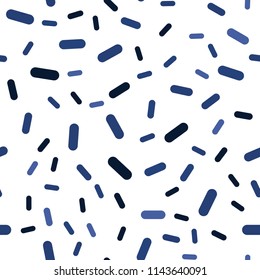 Light BLUE vector seamless texture with colored lines. Modern geometrical abstract illustration with Lines. Pattern for your busines websites.