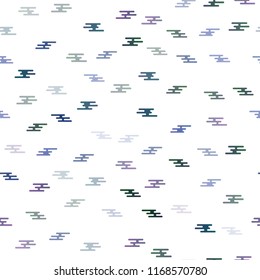 Light BLUE vector seamless texture with colored lines. Blurred decorative design in simple style with lines. The pattern can be used for websites.