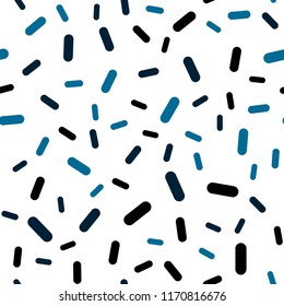 Light BLUE vector seamless texture with colored lines. Shining colored illustration with sharp stripes. Pattern for your busines websites.
