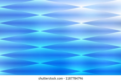 Light BLUE vector seamless texture in rectangular style. Rectangles on abstract background with colorful gradient. Pattern for design of fabric, wallpapers.