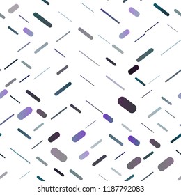 Light BLUE vector seamless texture with colored lines. Decorative shining illustration with lines on abstract template. The pattern can be used as ads, poster, banner for commercial.