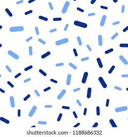 Light BLUE vector seamless texture with colored lines. Decorative shining illustration with lines on abstract template. Pattern for ads, posters, banners.