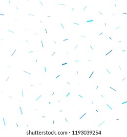 Light BLUE vector seamless texture with colored lines. Blurred decorative design in simple style with lines. The template can be used as a background.