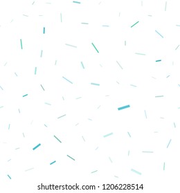 Light BLUE vector seamless texture with colored lines. Decorative shining illustration with lines on abstract template. The template can be used as a background.