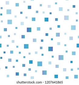 Light BLUE vector seamless texture in rectangular style. Decorative design in abstract style with rectangles. Pattern for busines ad, booklets, leaflets