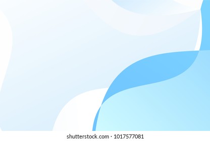 Light BLUE vector shining cranked background. Shining illustration, which consist of blurred lines. A completely new template for your business design.