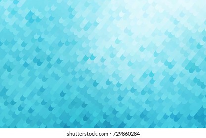 Light BLUE vector shining cranked pattern. Modern geometrical abstract illustration with gradient bandy lines. The pattern of curved lines for your business design.