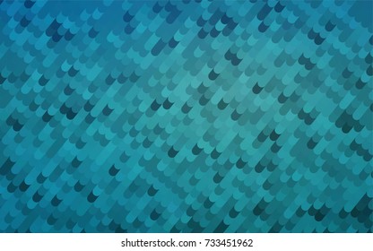 Light BLUE vector shining cranked template. Brand-new colored illustration in blurry style with gradient. A completely new template for your business design.
