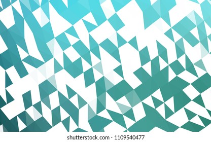 Light BLUE vector shining hexagonal template. Colorful illustration in abstract style with gradient. The completely new template can be used for your brand book.