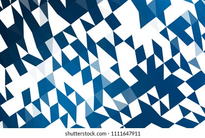 Light BLUE vector shining hexagonal background. Brand new colored illustration in blurry style with gradient. A completely new design for your business.