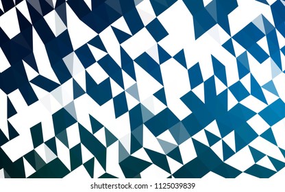 Light BLUE vector shining hexagonal template. A sample with polygonal shapes. The template can be used as a background for cell phones.