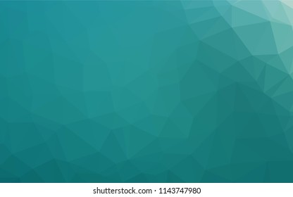 Light BLUE vector shining hexagonal background. Brand new colored illustration in blurry style with gradient. The polygonal design can be used for your web site.