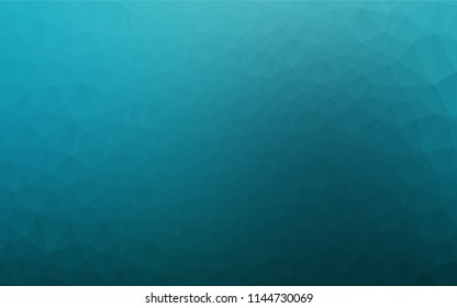 Light BLUE vector shining hexagonal pattern. Shining colored illustration in a Brand new style. The textured pattern can be used for background.