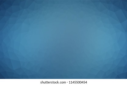 Light BLUE vector shining hexagonal pattern. Colorful abstract illustration with gradient. The completely new template can be used for your brand book.