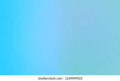 Light BLUE vector shining hexagonal pattern. An elegant bright illustration with gradient. The polygonal design can be used for your web site.